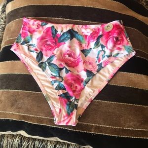 NWT Forever 21 High waisted bikini bottoms